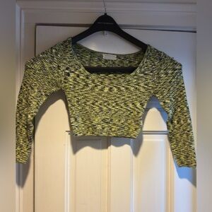 Urban Outfitters Knit Long Sleeve Crop Top